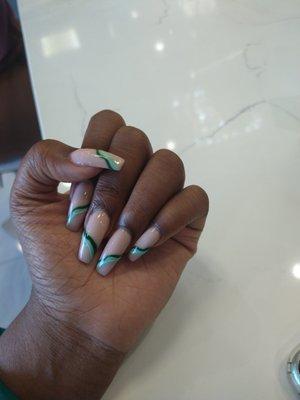 Nail design done by Tammy