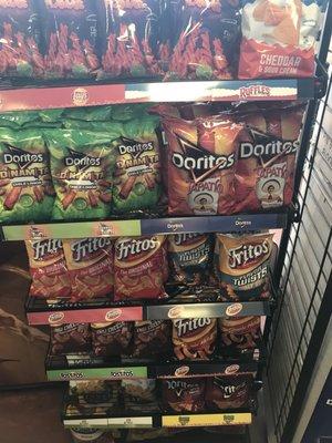 So many spicy chip flavors!