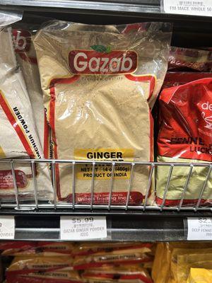 Ginger powder $5.99 14oz (400grams)