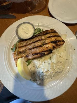 Salmon and Risotto