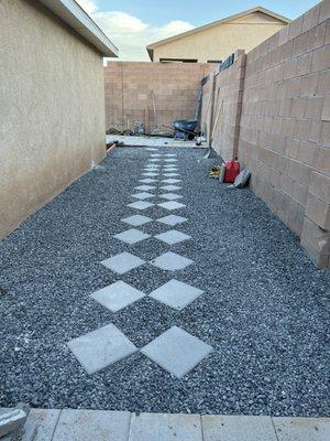 paver path