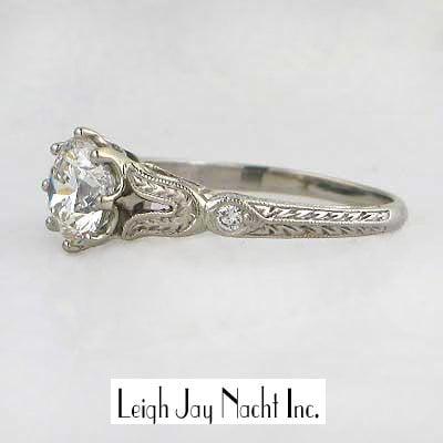 Replica Art Deco Engagement Ring