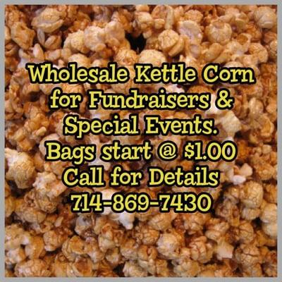 Wholesale Kettle Corn...