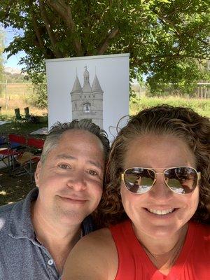 Winemaker Jeff Branco and his wife Sonya