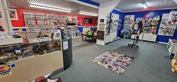 Full Shop view!  Anime, pokemon, Sports, funko, comics!