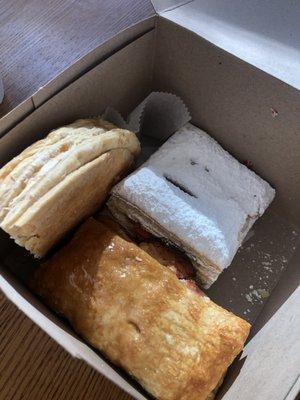 3 different preparations of the Guava pastries