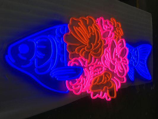 Faux Neon Signage