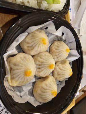 Crab Meat & Pork Soup Dumplings (6pc) -
 $9.95 as of 9/2024