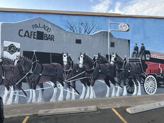 Clydesdale mural