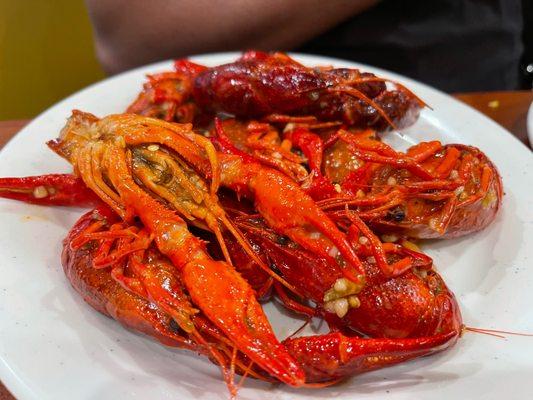 Crawdads on 4/30/21 (dinner)