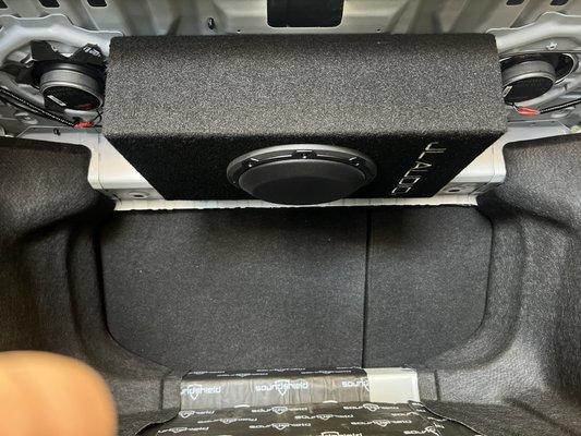 2018 civic mounted ported box under deck lid