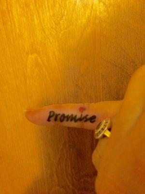 Pinky promise tattoo