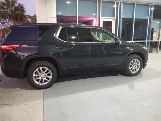 My new 2020 Chevrolet Traverse LT....