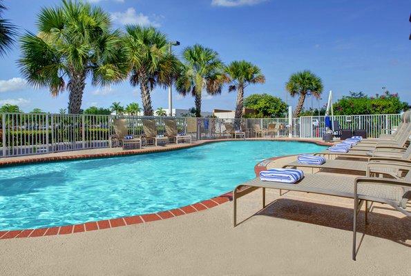 Relax and enjoy the Florida sun in our outdoor pool.