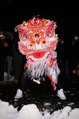 lunar new year lion dance / chinatown manhattan / 2021