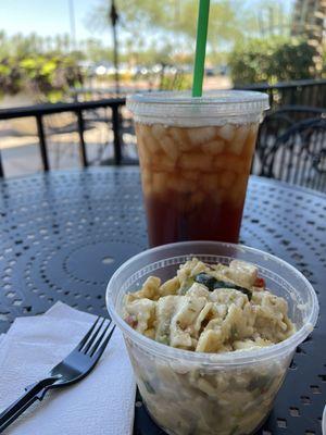 Great patio for lunch