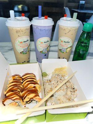 7. Tiger Roll 6. Taro Milk Tea 8. Coffee Milk Tea