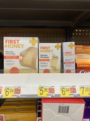 Honey infused bandages