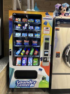 Laundry soap vending machine