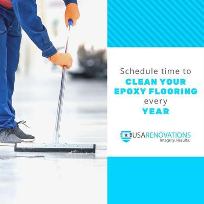 At least once a year, schedule time to clean your flooring to make it shine like new again.