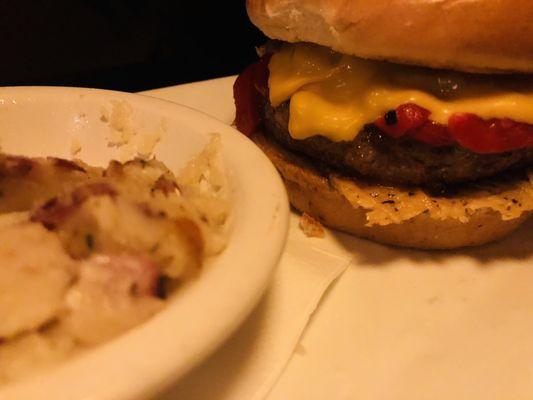 Cielo Burger with Potato Salad