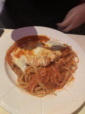 Chicken parmigiana yum