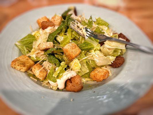 House Caesar salad.