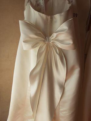 This elegant bow is custom made for our Bride.