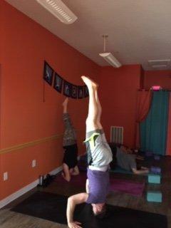 Variations of headstands that we practice at Pearl Yoga and Teacher Training Studio