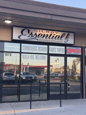 Front Door of the Barbershop