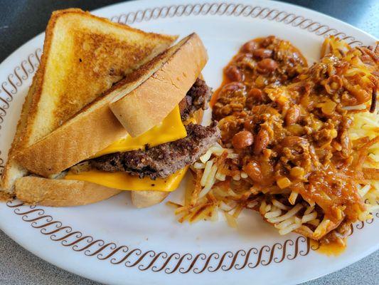 Texas Bacon Patty Melt Plate