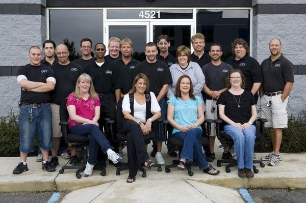 Staff and owners at Indianapolis Carpet Cleaning Langenwalter