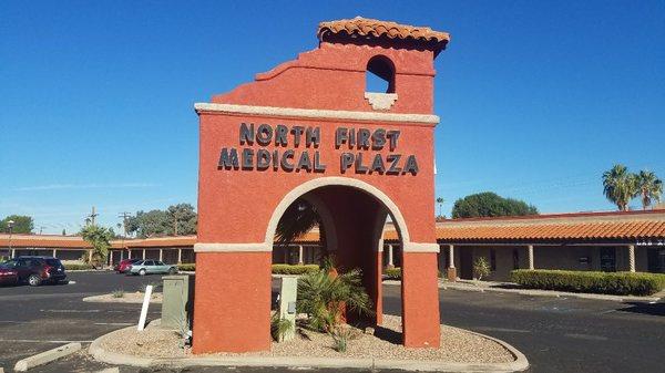 The medical plaza view from 1st ave.