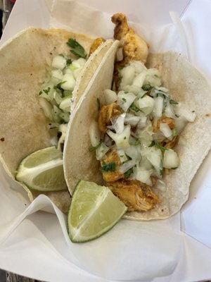 Street Style fish and chicken tacos