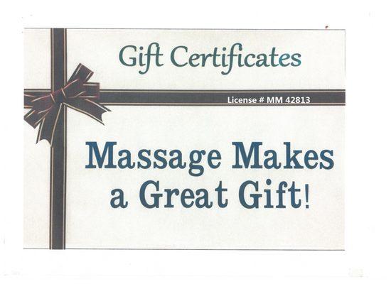 Gift Certificates