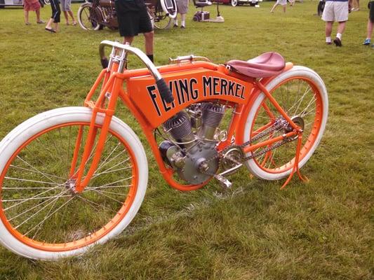 1912 Flying Merkel twin racer.