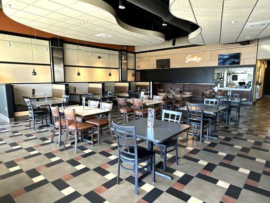 Dining Area and Takeout Counter