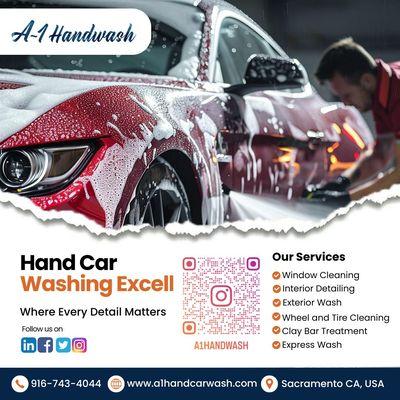 Treat your car like royalty with our Hand Car Washing Mastery. Experience the luxury of a pristine shine today!