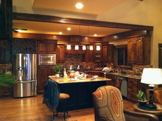 A beautiful Custom kitchen in Spicewood, Tx