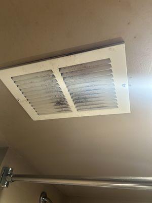 Vent in bathroom