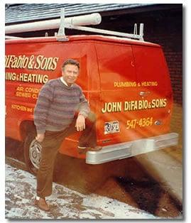 Born in Philadelphia in 1935, John DiFabio grew up learning the trade of plumbing and he followed the family business.