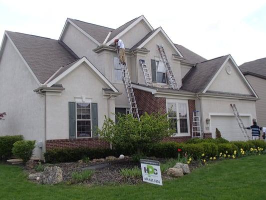 Exterior painting in Westerville, OH