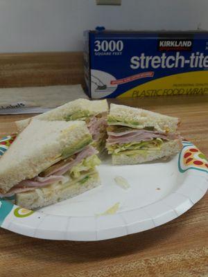 Deli station at BARTLETTS market in monte rio, and one example of the sandwich art created there!!