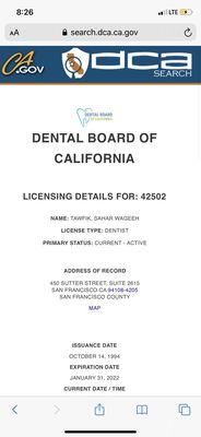 If you've had a bad experience report to the dental board of California