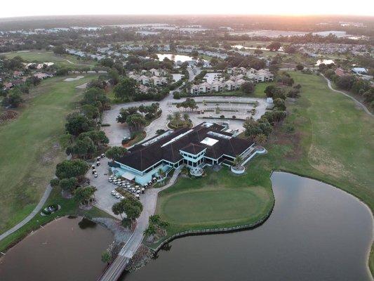 Aerial View of The Clubhouse at Martin Downs