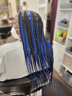 Mediums Knotless Box Braids