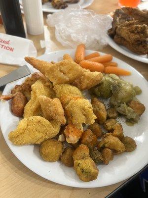 Fried Fish ", Butterfly Shrimp Meal,