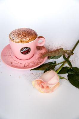 Traditional Cappuccino topped off with cocoa powder