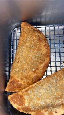 Empanadas with homemade filling (beef and cheese)