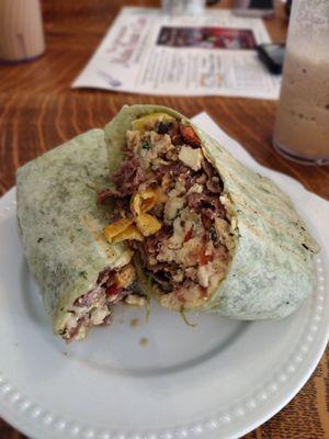 Huge steak breakfast wrap for just around $6!!!